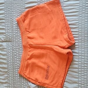 Pangaia Orange Cotton Shorts